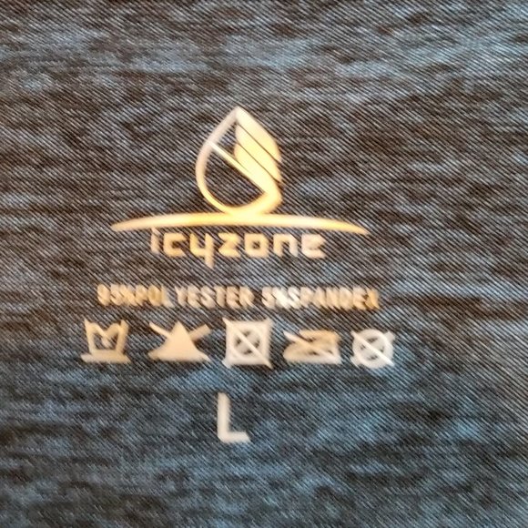 3 icyzone Athletic Tops Purple Blue Gray Large - Picture 2 of 4